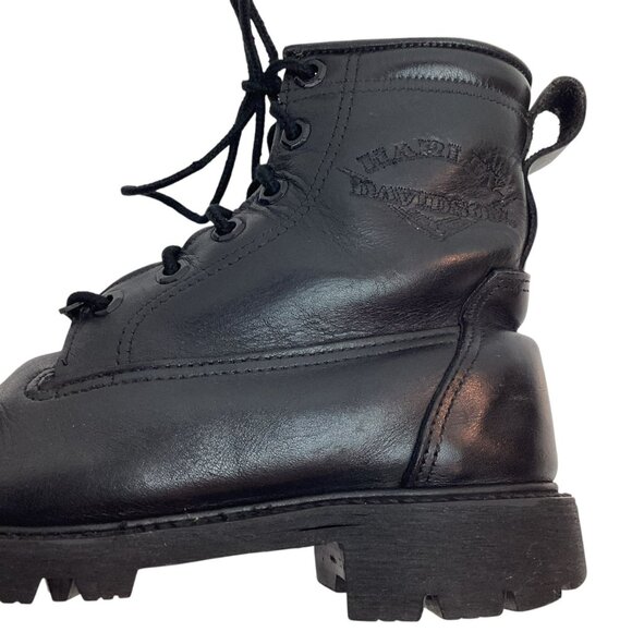 Harley-Davidson Moto Combat Mens 7 Leather Motorcycle Boots Black main image 13